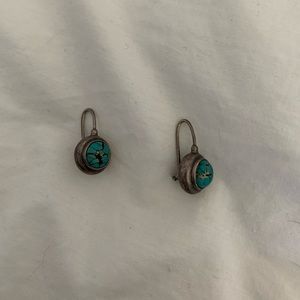 Sterling silver and turquoise earrings